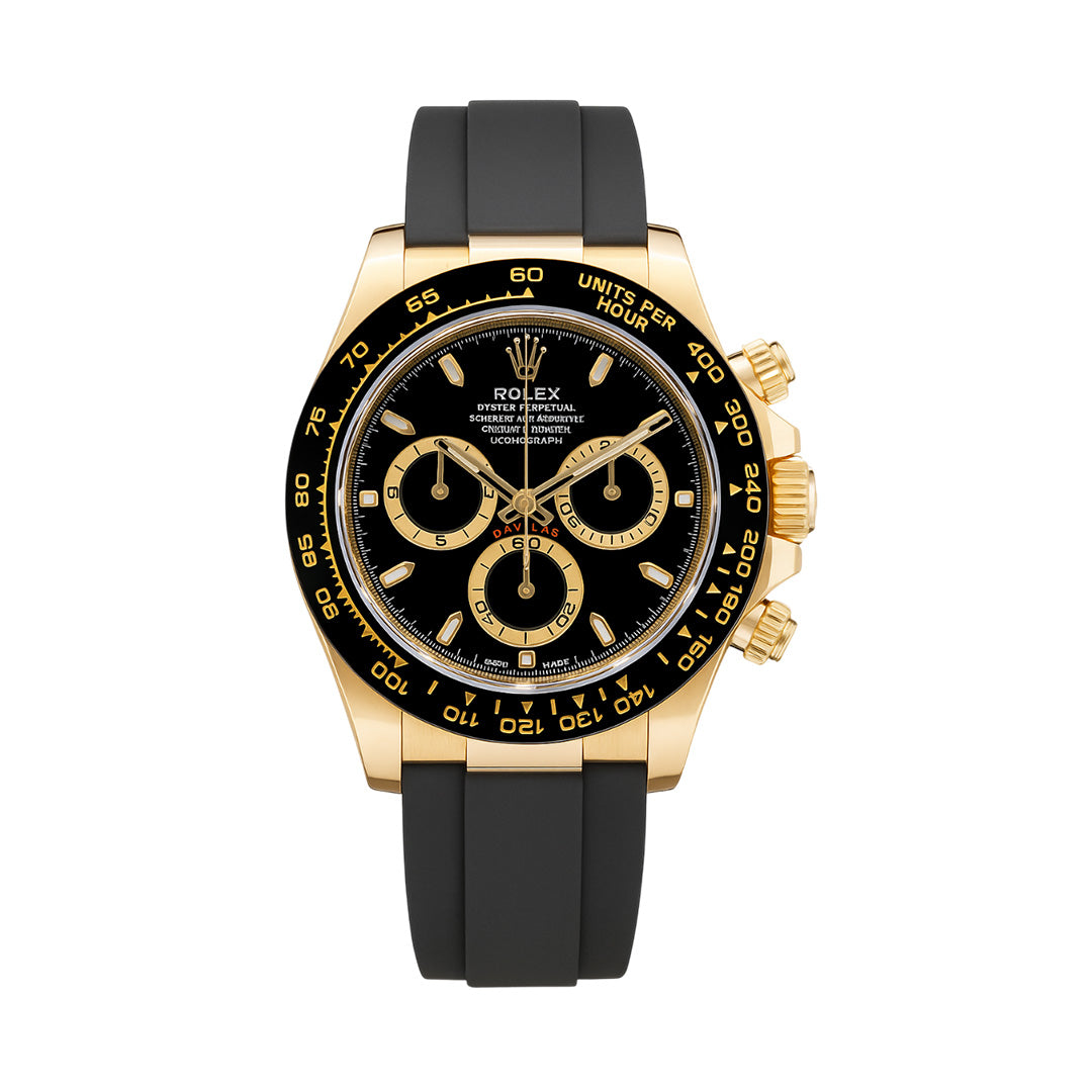 Rolex Cosmograph Daytona – Black & Gold Oysterflex