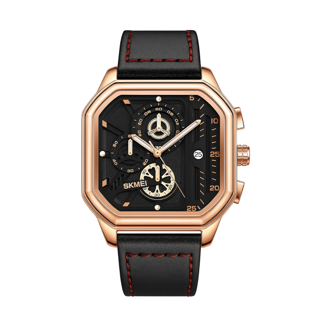 Luxury SKMEI Rose Gold & Black